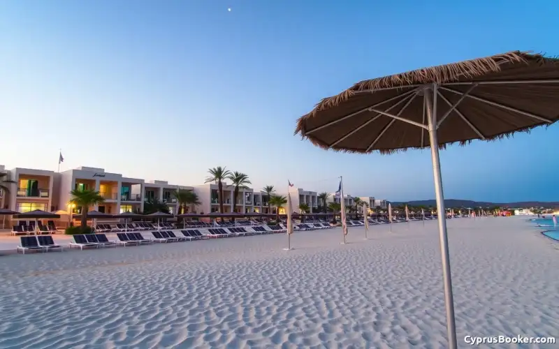 Ayia Napa erstrahlt nachts im Lichterglanz – ein Paradies für Nachtschwärmer und Familienurlauber