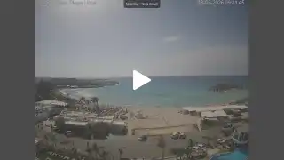 Vorschaubild 18. Mai 2026 07:00 Ayia Napa Zypern - Nissi Beach Panorama