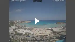 Vorschaubild 1. Juni 2026 13:00 Ayia Napa Zypern - Nissi Beach Panorama