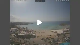 Vorschaubild 20. Juni 2026 07:00 Ayia Napa Zypern - Nissi Beach Panorama