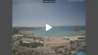 Vorschaubild 29. Juni 2026 07:00 Ayia Napa Zypern - Nissi Beach Panorama