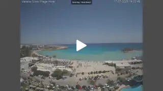 Vorschaubild 17. Juli 2026 12:00 Ayia Napa Zypern - Nissi Beach Panorama