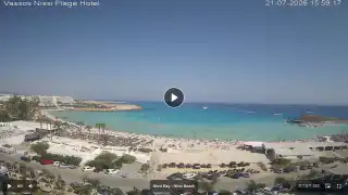 Vorschaubild 21. Juli 2026 13:00 Ayia Napa Zypern - Nissi Beach Panorama