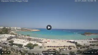 Vorschaubild 22. Juli 2026 13:00 Ayia Napa Zypern - Nissi Beach Panorama