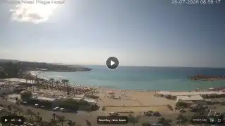 Vorschaubild 26. Juli 2026 06:00 Ayia Napa Zypern - Nissi Beach Panorama