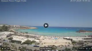 Vorschaubild 26. Juli 2026 12:00 Ayia Napa Zypern - Nissi Beach Panorama
