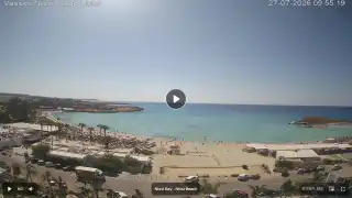Vorschaubild 27. Juli 2026 07:00 Ayia Napa Zypern - Nissi Beach Panorama