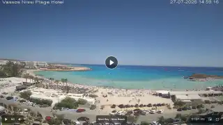 Vorschaubild 27. Juli 2026 12:00 Ayia Napa Zypern - Nissi Beach Panorama
