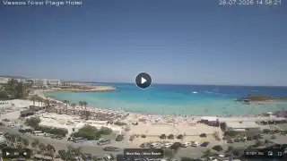 Vorschaubild 28. Juli 2026 12:00 Ayia Napa Zypern - Nissi Beach Panorama