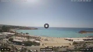 Vorschaubild 30. Juli 2026 07:00 Ayia Napa Zypern - Nissi Beach Panorama