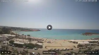 Vorschaubild 31. Juli 2026 07:00 Ayia Napa Zypern - Nissi Beach Panorama