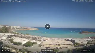 Vorschaubild 3. August 2026 14:00 Ayia Napa Zypern - Nissi Beach Panorama