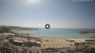 Vorschaubild 5. August 2026 07:00 Ayia Napa Zypern - Nissi Beach Panorama