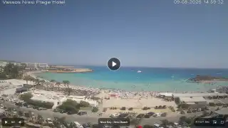 Vorschaubild 9. August 2026 12:00 Ayia Napa Zypern - Nissi Beach Panorama