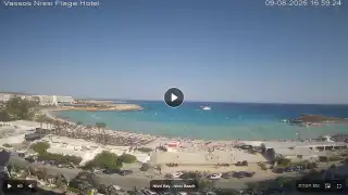 Vorschaubild 9. August 2026 14:00 Ayia Napa Zypern - Nissi Beach Panorama