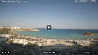 Vorschaubild 9. August 2026 15:00 Ayia Napa Zypern - Nissi Beach Panorama