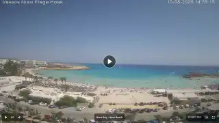 Vorschaubild 10. August 2026 12:00 Ayia Napa Zypern - Nissi Beach Panorama