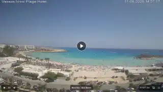 Vorschaubild 11. August 2026 12:00 Ayia Napa Zypern - Nissi Beach Panorama
