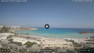 Vorschaubild 11. August 2026 13:00 Ayia Napa Zypern - Nissi Beach Panorama