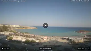 Vorschaubild 11. August 2026 15:00 Ayia Napa Zypern - Nissi Beach Panorama