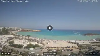 Vorschaubild 13. August 2026 12:00 Ayia Napa Zypern - Nissi Beach Panorama