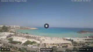 Vorschaubild 13. August 2026 13:00 Ayia Napa Zypern - Nissi Beach Panorama