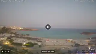 Vorschaubild 13. August 2026 17:00 Ayia Napa Zypern - Nissi Beach Panorama