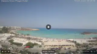 Vorschaubild 14. August 2026 12:00 Ayia Napa Zypern - Nissi Beach Panorama