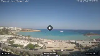 Vorschaubild 19. August 2026 14:00 Ayia Napa Zypern - Nissi Beach Panorama