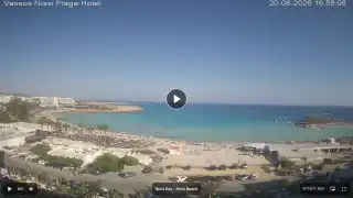 Vorschaubild 20. August 2026 14:00 Ayia Napa Zypern - Nissi Beach Panorama