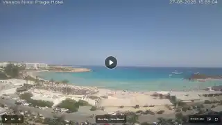 Vorschaubild 27. August 2026 13:00 Ayia Napa Zypern - Nissi Beach Panorama