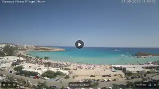 Vorschaubild 31. August 2026 12:00 Ayia Napa Zypern - Nissi Beach Panorama