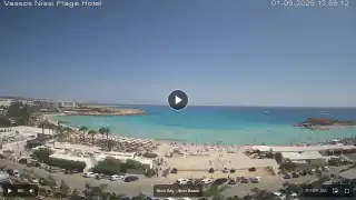 Vorschaubild 1. September 2026 11:00 Ayia Napa Zypern - Nissi Beach Panorama