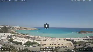 Vorschaubild 1. September 2026 12:00 Ayia Napa Zypern - Nissi Beach Panorama