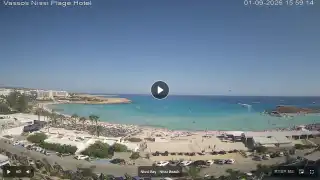 Vorschaubild 1. September 2026 13:00 Ayia Napa Zypern - Nissi Beach Panorama
