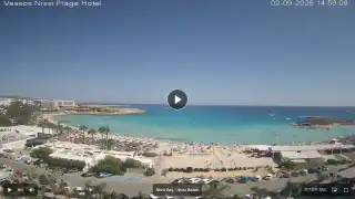 Vorschaubild 2. September 2026 12:00 Ayia Napa Zypern - Nissi Beach Panorama