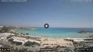 Vorschaubild 3. September 2026 11:00 Ayia Napa Zypern - Nissi Beach Panorama