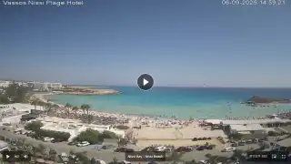 Vorschaubild 6. September 2026 12:00 Ayia Napa Zypern - Nissi Beach Panorama