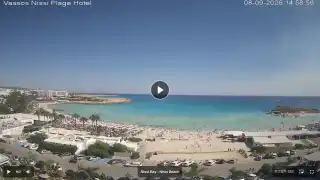 Vorschaubild 8. September 2026 12:00 Ayia Napa Zypern - Nissi Beach Panorama