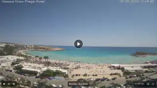 Vorschaubild 9. September 2026 11:00 Ayia Napa Zypern - Nissi Beach Panorama