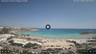 Vorschaubild 9. September 2026 12:00 Ayia Napa Zypern - Nissi Beach Panorama