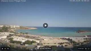 Vorschaubild 9. September 2026 14:00 Ayia Napa Zypern - Nissi Beach Panorama