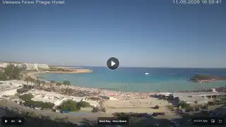 Vorschaubild 11. September 2026 14:00 Ayia Napa Zypern - Nissi Beach Panorama