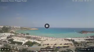 Vorschaubild 14. September 2026 12:00 Ayia Napa Zypern - Nissi Beach Panorama