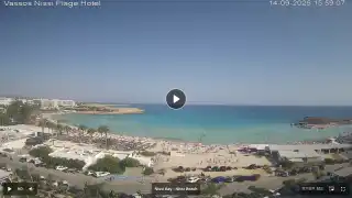 Vorschaubild 14. September 2026 13:00 Ayia Napa Zypern - Nissi Beach Panorama