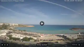 Vorschaubild 15. September 2026 14:00 Ayia Napa Zypern - Nissi Beach Panorama