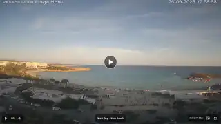 Vorschaubild 26. September 2026 15:00 Ayia Napa Zypern - Nissi Beach Panorama