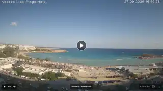 Vorschaubild 27. September 2026 14:00 Ayia Napa Zypern - Nissi Beach Panorama