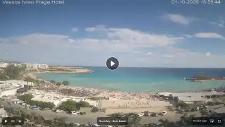 Vorschaubild 1. Oktober 2026 13:00 Ayia Napa Zypern - Nissi Beach Panorama