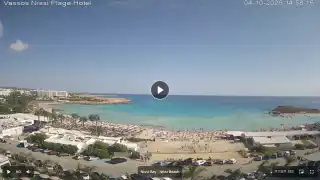 Vorschaubild 4. Oktober 2026 12:00 Ayia Napa Zypern - Nissi Beach Panorama